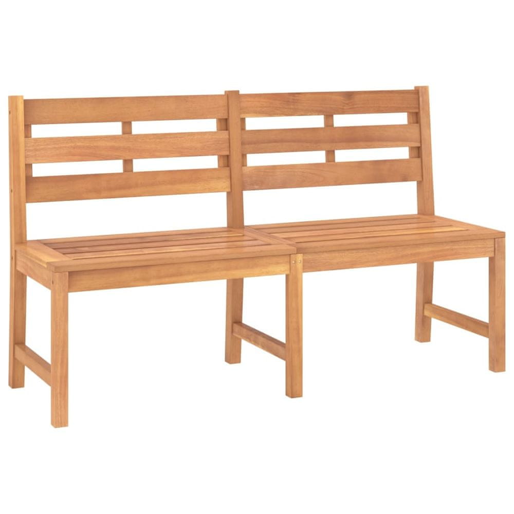 Vidaxl Záhradná lavička 150 cm masívne tíkové drevo